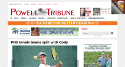 Desktop Screenshot of powelltribune.com